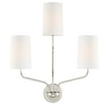 thumbnail image 1 of Crystorama LEI-203-PN Leigh Wall Sconce, Polished Nickel, 1 of 2