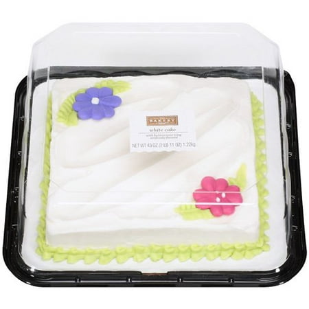 The Bakery at Walmart White Cake With Buttercreme Icing, 43 oz ...
