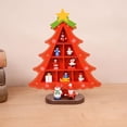 thumbnail image 1 of Decoraciones para árboles de Navidad 3D Rojo de cuadrícula media, 1 of 8