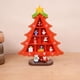 thumbnail image 1 of Decoraciones para árboles de Navidad 3D Rojo de cuadrícula media, 1 of 8