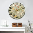 thumbnail image 4 of Chicken and Flowers Wall Clocks Battery Operated 9.5 Inch Round Clock Acrylic Silent Non-Ticking Bedroom Living Room Decorative Clocks, 4 of 10