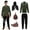 Style 3, variant on WASFDN 5 Pcs Men's Renaissance Costume Medieval Pirate Shirt Ankle Banded Pants Viking Costume Accessories Set,Style 1,S