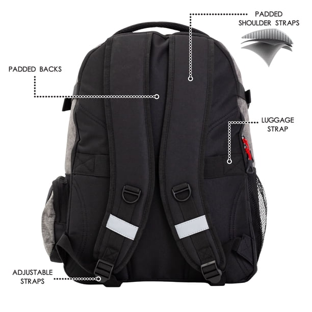 SKROSS School Backpack with Padded Straps and Laptop Pocket