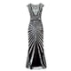 thumbnail image 5 of Vestido largo ajustado con dobladillo de cola de pez y lentejuelas para fiestas de noche, reuniones anuales, banquetes de alta gama, vestido de cóctel, 5 of 5