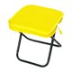 thumbnail image 1 of Taburete de camping, taburete plegable, silla plegable, reposapiés para exteriores para patio. Amarillo, 1 of 9