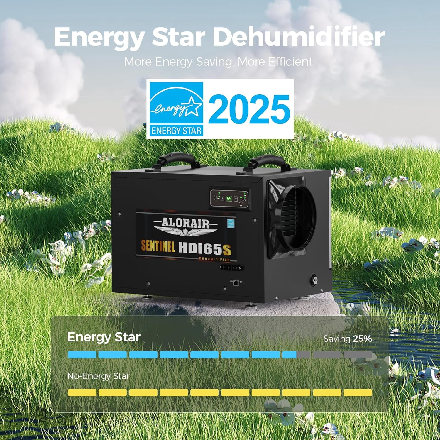 ALORAIR Energy Star Dehumidifiers with Wi-Fi, 120 Pint with Pump and Hose Controls,Compact Auto Defrost Design, Basement ,Crawl Space and Commercial Dehumidifiers ,5 Years Warranty