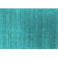 thumbnail image 1 of Ahgly Company Indoor Rectangle Oriental Turquoise Blue Industrial Area Rugs, 7' x 9', 1 of 4