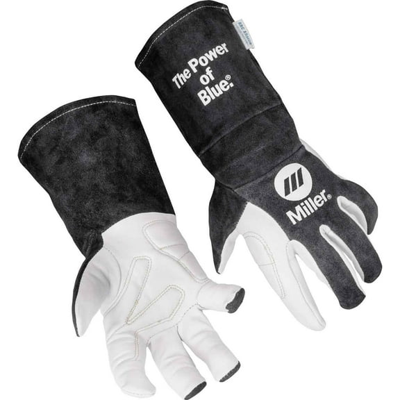 Classic Welding Gloves, Gauntlet Cuff, Wing Thumb, Premium Sheepskin, XL, 1 PR