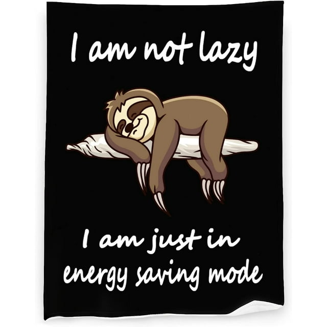 Sloth Blanket Soft Cozy Throw Blankets Flannel Blankets for Couch Bed Living Room