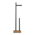thumbnail image 2 of Bouclair Black Standing Toilet Paper Holder, 2 of 4