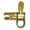 Brass, variant on Kingston Brass K1014A1 Handheld Shower Grab Bar Bracket in Polished Chrome