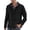 Black, variant on Kureaily Men's Fashion Cardigan Sweater Double Sweater Knitted Men's Cardigan Solid Color Large Pocket Jacket