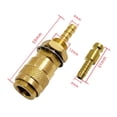 thumbnail image 2 of BTOER Gas & Water Quick Connector for Tube Inner Diameter 8mm with Hose Quick Connect, 2 of 7