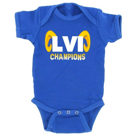 Rams Matt Stafford Cooper Kupp Super Bowl Champs Champions LVI Baby 1 Piece