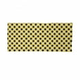 thumbnail image 2 of Geometric Neck Gaiter, Argyle Grid Pattern, Unisex, Yellow Black and White, by Ambesonne, 2 of 3