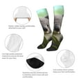 thumbnail image 3 of Rateoe Daisy Koala Pattern Women’s Knee High Crew Socks,Trouser Socks Comfortable, Breathable, Moisture-Wicking and Soft, 3 of 6
