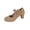 Brown, variant on Willtoo Women's Platform Mary Jane Pumps with Bow, Closed Toe Chunky Heels Dressy Shoes Casual Daily Cute Heels