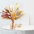 thumbnail image 6 of Fall Decor Autumn Decorations for Home Thanksgiving Table Boho Flowers Orange Pampas Grass Fluffy Dried Flower Bouquet Dry Pompas, 6 of 7