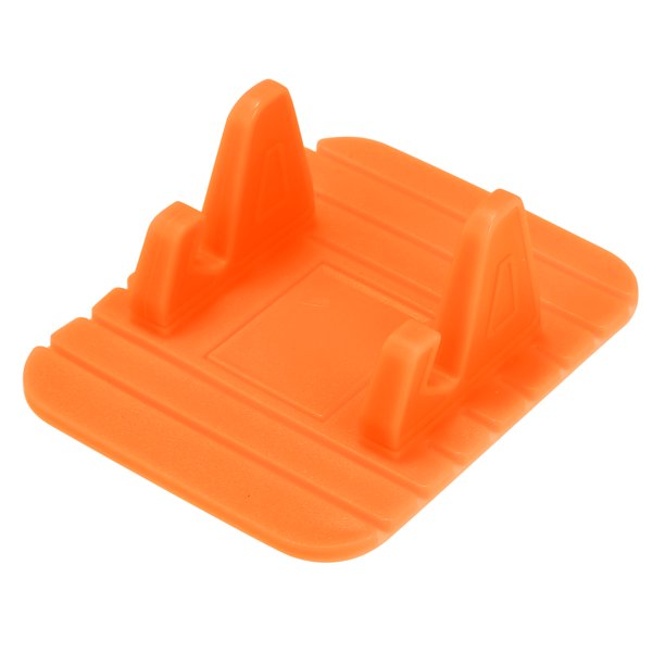 Coche Teléfono Soporte Antideslizante Tablero Teléfono GPS Montaje Alfombra Naranja