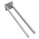 thumbnail image 1 of Toallero de Acero Inoxidable para Baño, Cocina, Estante de Almacenamiento Sin Perforaciones, Montado en la Pared, Como Se Muestra, 1 of 6