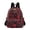 Red Black Pixel Cyberpunk Cityscape, variant on JIALIOU Mini Backpack Purse for Women Quilted Casual Daypack Small Travel Shoulder Bag, Cherry Blossoms and Cute Cats