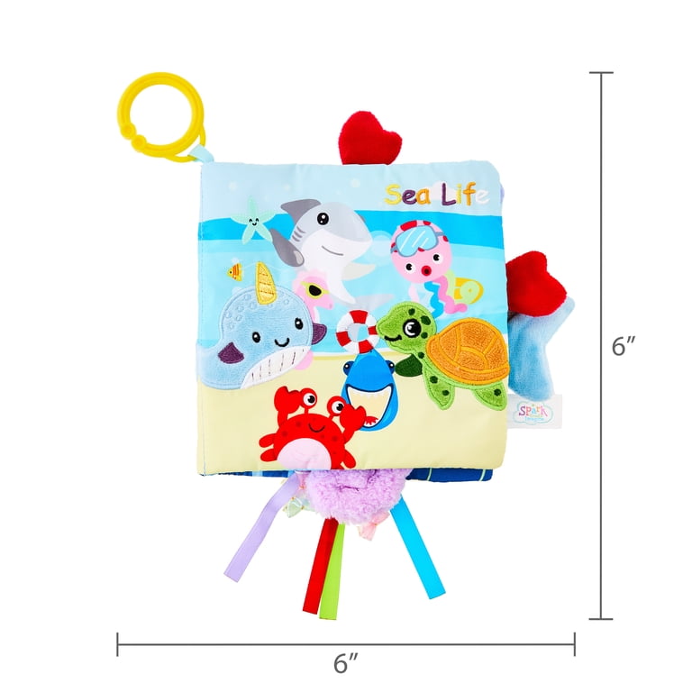 Spark Create Imagine Sea Life Soft Cloth Baby Book photo 6