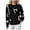 Black, variant on Christmas Sweaters for Women Fall Long Sleeve Pullover Trendy Plaid Embroidered Crewneck Casual Cute Bow Fair Isle Knit Sweater Beige,S