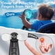 thumbnail image 5 of VersiónTECH. Ventilador portátil de mano Elementos esenciales para viajes y acampadas Ventiladores de escritorio pequeños Mini accesorios personales con USB Recargable Funciona con pilas Enfriamiento, 5 of 5