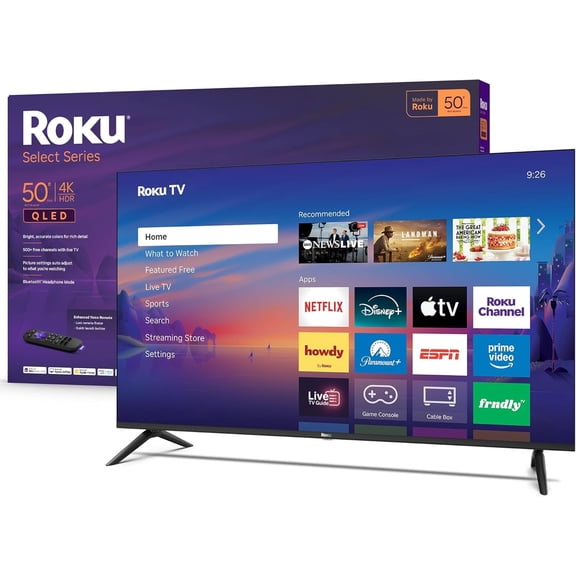Roku 50" Select Series 4K HDR Smart Roku TV with Roku TV Remote 50R4C4