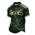 thumbnail image 3 of 2026 New Mexico Soccer Jersey for Men Fans, Mexican Jersey Soccer T-Shirt, Jersey De Mexico Crew Neck Short Sleeve Football Apparel Outdoor Training Daily T Shirt for Adult, 3 of 5