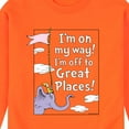 thumbnail image 3 of Dr. Seuss - I'm On My Way - Men's Crew Neck Fleece Pullover, 3 of 7