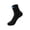 Black, variant on Cotton Running Hiking Crew Socks for Women Men 1Pair Compression Support Breathable Above Ankle Cushion Moisture Wicking Mid Tube Socks White