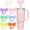 031-7Pcs, variant on Christmas Bow Straw Cover Topper for Stanley Cup,Silicone Straw Toppers for Tumbler with Handle 40oz,Cute 10mm/0.4in Straws Covers Cap,Reusable Straws Lid for Stanley Cups Accessories,3Pcs RED