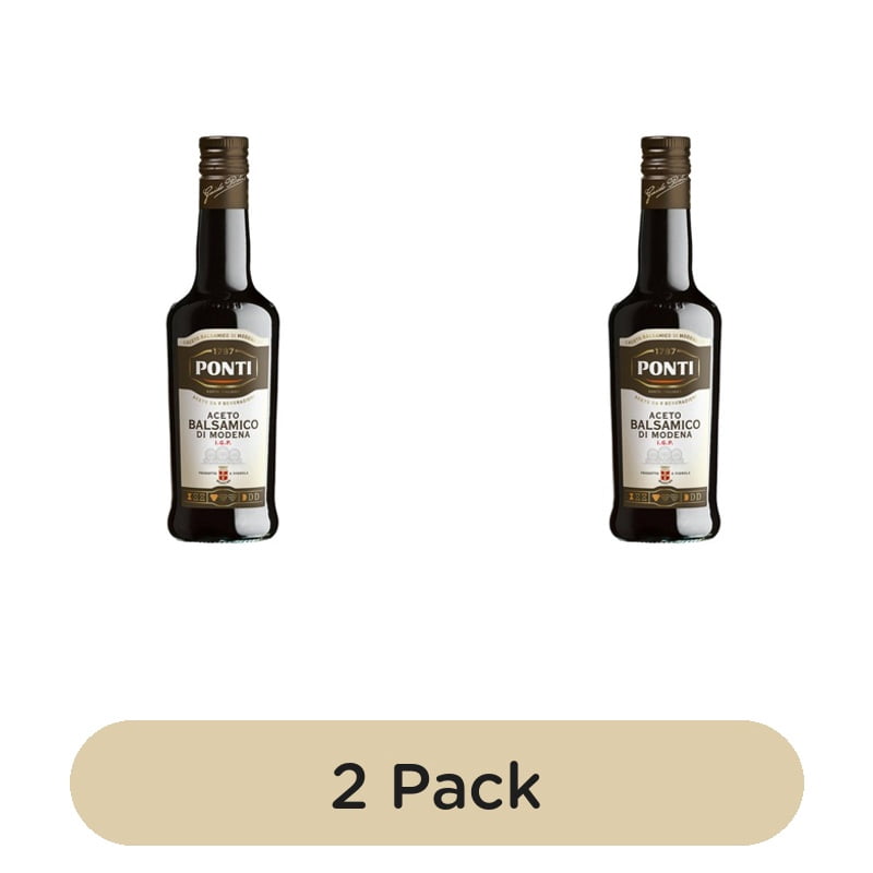 Ponti Balsamic Vinegar Of Modena 500ml, British Import (Pack of 2)