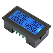 Ampermetro digital de pantalla dual LCD, YB5140DM Voltmetro de amperaje de CA multifuncin 0~20A Pantalla digital 60~500V