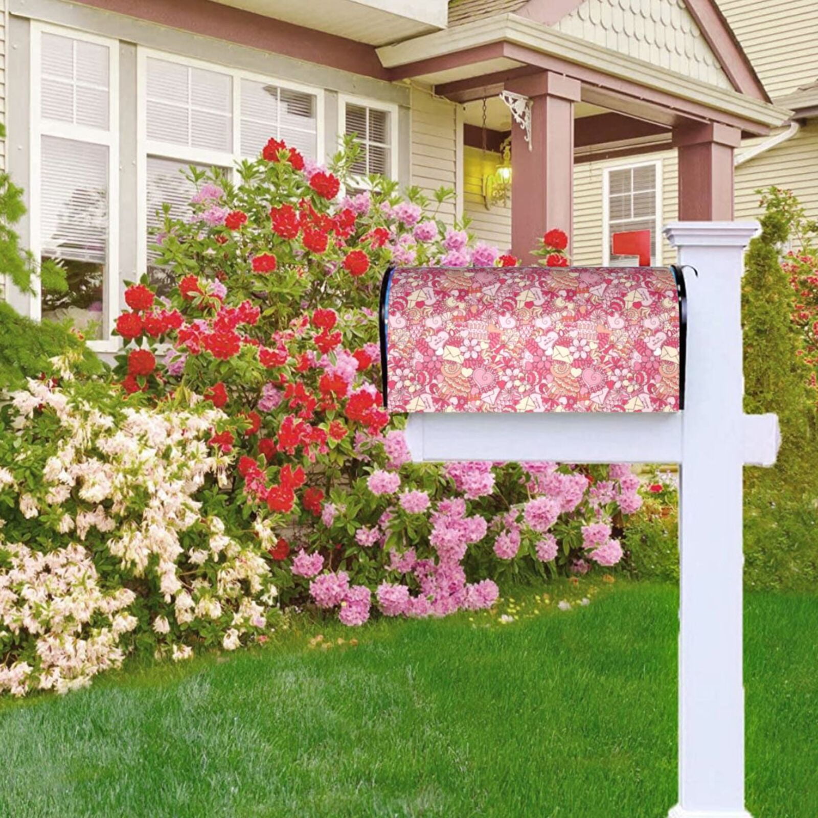 Kdxio Magnetic Mailbox Cover 21x18 in Mailbox Cover Outdoor Decoration Holiday Mailbox Covers for Home Garden Yard-21x18 in
