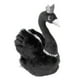 thumbnail image 2 of 1pc corona cisne muñeca juguete adorable peluche muñeca niños hogar juguete negro, 2 of 6