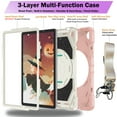 thumbnail image 4 of 3-in-1 Tablet Case for Samsung Tab A9+ 11 inch(2023), 360° rotating stand, cool anti-slip texture, shock and drop resistant, all-inclusive silicone case, 4 of 7