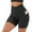 Black, variant on Baqcunre Women's Solid Color Yoga Butt Lifting Pocket Shorts,Color Black,Size S-XL