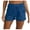 Blue, variant on Sngxgn Womens Shorts Casual Elastic High Waisted Wide Leg Shorts Knee Length Summer Shorts with Pockets(Green,XL)
