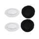 thumbnail image 1 of - Funda elástica para asiento de silla de comedor, 4 piezas, decoración , negro, 1 of 9