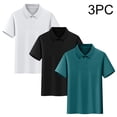 thumbnail image 2 of HAOTAGS Polo Shirt 3 Piece Set Short Sleeve Tops with Shorts Casual Sportswear Tracksuit for Boy Green Size 8, 2 of 9