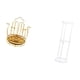 thumbnail image 5 of Organizador De Vasos Acrílico Giratorio Con Rotación De 360 ​​grados Para Espacios Pequeños, Escurridor De Metal Transparente Y Mesita De Noche De Fácil Montaje., 5 of 8