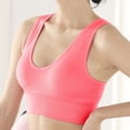 thumbnail image 2 of Brasier Tela de Mantequilla Ropa de Yoga sin Costuras para Mujer, de Europa y América, de Secado Rápido, para Yoga, Belleza de Espalda, Sujetadores Deportivos para Correr. Mediana, 2 of 4