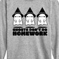 thumbnail image 3 of Instant Message - Ghosts Don't Do Homework - Toddler & Youth Long Sleeve Graphic T-Shirt, 3 of 6