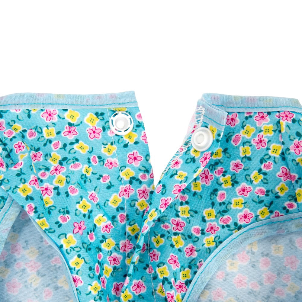 CUECUEPET Cute Blue Floral Casual Everyday Dress for Female / Girl Dogs and Puppies [Multiple Sizes Available]