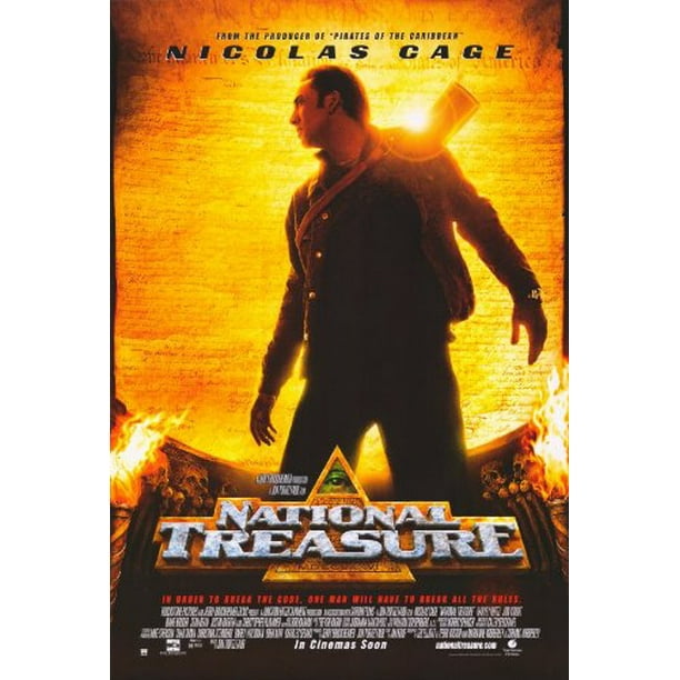 National Treasure Poster Movie 27x40 Approx Size 27 X 40 Inches 69cm X 102cm By Pop Culture Graphics Usa Walmart Com Walmart Com