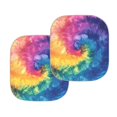 thumbnail image 2 of Bulopur Tie Dye Sun Shade for Car Windshield All Season Protection Sun Visor for Car Windshield Easy Use Front Window Shield Blocker Screen Visor Protector Cover for Most Cars, 2 Pcs, 2 of 6