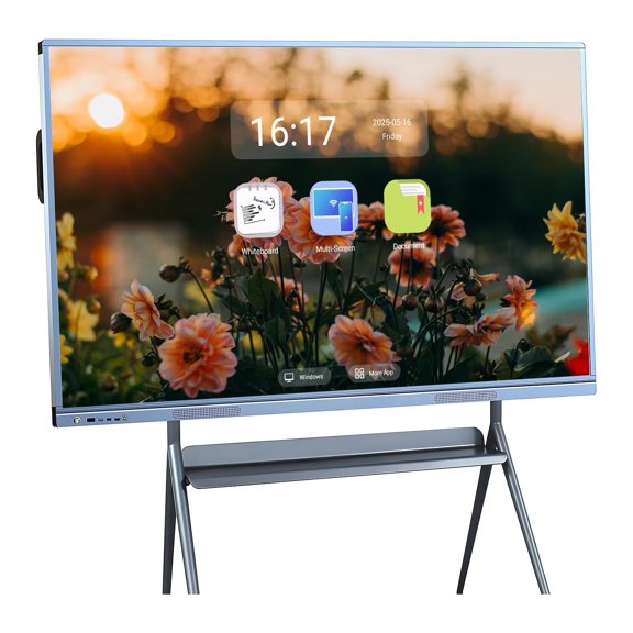 JYXOIHUB 55 inch Smart Board Pro Live Streaming Display, Screen Mirroring Reverse Control IR Touch Rotatable 4K Monitor Wireless 5G/WiFi Connectivity for Digital Signage, Classrooms & Conferences