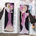 thumbnail image 4 of Marcapáginas de cuero con pintura de diamante DIY 2 uds. marcas de libro de taladro en forma especial para mujer FLhrweasw  Nuevo, 4 of 7